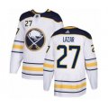 Buffalo Sabres #27 Curtis Lazar Authentic White Away Hockey Jersey