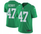 Philadelphia Eagles #47 Nate Gerry Limited Green Rush Vapor Untouchable Football Jersey