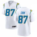 Los Angeles Chargers #87 Jared Cook Nike White Vapor Limited Jersey