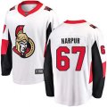 Ottawa Senators #67 Ben Harpur Fanatics Branded White Away Breakaway NHL Jersey