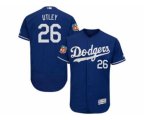 Los Angeles Dodgers #26 Chase Utley Blue Flexbase Authentic Collection Stitched Baseball Jersey