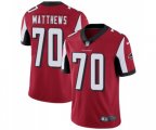 Atlanta Falcons #70 Jake Matthews Red Team Color Vapor Untouchable Limited Player Football Jersey