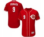 Cincinnati Reds #9 Jose Peraza Red Alternate Flex Base Authentic Collection Baseball Jersey