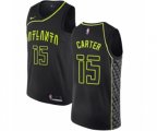 Nike Atlanta Hawks #15 Vince Carter Authentic Black NBA Jersey - City Edition