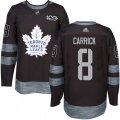 Toronto Maple Leafs #8 Connor Carrick Authentic Black 1917-2017 100th Anniversary NHL Jersey