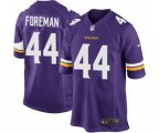 Minnesota Vikings #44 Chuck Foreman Game Purple Team Color Football Jersey