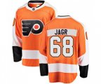Philadelphia Flyers #68 Jaromir Jagr Fanatics Branded Orange Home Breakaway NHL Jersey