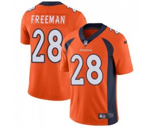 Denver Broncos #28 Royce Freeman Orange Team Color Vapor Untouchable Limited Player Football Jersey