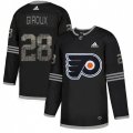 Philadelphia Flyers #28 Claude Giroux Black Authentic Classic Stitched NHL Jersey
