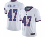 New York Giants #47 Alec Ogletree Elite White Rush Vapor Untouchable Football Jersey