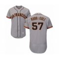San Francisco Giants #57 Dereck Rodriguez Grey Road Flex Base Authentic Collection Baseball Player Jersey