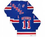 CCM New York Rangers #11 Mark Messier Premier Royal Blue New Throwback NHL Jersey