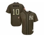 New York Yankees #10 Phil Rizzuto Green Salute to Service Stitched Baseball Jersey