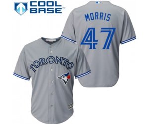 Toronto Blue Jays #47 Jack Morris Replica Grey Road Baseball Jersey