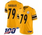 Pittsburgh Steelers #79 Javon Hargrave Limited Gold Inverted Legend 100th Season Football Jersey