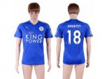 Leicester City #18 Amartey Home Soccer Country Jersey