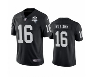 Las Vegas Raiders #16 Tyrell Williams Black 2020 Inaugural Season Vapor Limited Jersey