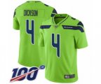 Seattle Seahawks #4 Michael Dickson Limited Green Rush Vapor Untouchable 100th Season Football Jersey