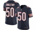 Chicago Bears #50 Mike Singletary Navy Blue Team Color Vapor Untouchable Limited Player Football Jersey