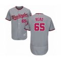 Washington Nationals #65 Raudy Read Grey Road Flex Base Authentic Collection Baseball Player Jersey
