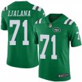 New York Jets #71 Ben Ijalana Limited Green Rush Vapor Untouchable NFL Jersey