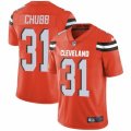 Cleveland Browns #31 Nick Chubb Orange Alternate Vapor Untouchable Limited Player NFL Jersey