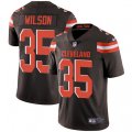 Cleveland Browns #35 Howard Wilson Brown Team Color Vapor Untouchable Limited Player NFL Jersey