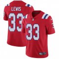 New England Patriots #33 Dion Lewis Red Alternate Vapor Untouchable Limited Player NFL Jersey