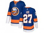 New York Islanders #27 Anders Lee Royal Blue Home Authentic Stitched NHL Jersey
