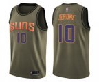 Phoenix Suns #10 Ty Jerome Swingman Green Salute to Service Basketball Jersey