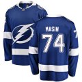 Tampa Bay Lightning #74 Dominik Masin Fanatics Branded Royal Blue Home Breakaway NHL Jersey
