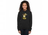 Women Miami Heat Gold Collection Pullover Hoodie Black