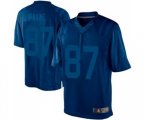 Indianapolis Colts #87 Reggie Wayne Royal Blue Drenched Limited Football Jersey