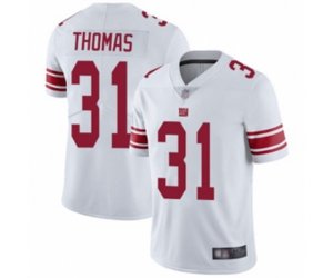 New York Giants #31 Michael Thomas White Vapor Untouchable Limited Player Football Jersey