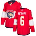 Florida Panthers #6 Alex Petrovic Premier Red Home NHL Jersey