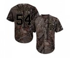 Tampa Bay Rays #54 Guillermo Heredia Authentic Camo Realtree Collection Flex Base Baseball Jersey