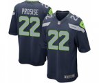 Seattle Seahawks #22 C. J. Prosise Game Steel Blue Team Color Football Jersey