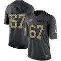 New York Giants #67 Justin Pugh Limited Black 2016 Salute to Service NFL Jersey