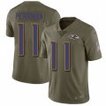 Baltimore Ravens #11 Breshad Perriman Limited Olive 2017 Salute to Service NFL Jersey
