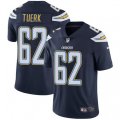 Los Angeles Chargers #62 Max Tuerk Navy Blue Team Color Vapor Untouchable Limited Player NFL Jersey