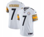 Pittsburgh Steelers #7 Ben Roethlisberger White Vapor Untouchable Limited Player Football Jersey