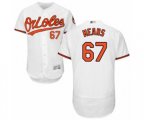 Baltimore Orioles #67 John Means White Home Flex Base Authentic Collection Baseball Jersey