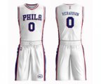 Philadelphia 76ers #0 Josh Richardson Swingman White Basketball Suit Jersey - Association Edition