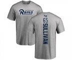 Los Angeles Rams #65 John Sullivan Ash Backer T-Shirt