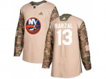 New York Islanders #13 Mathew Barzal Camo Authentic 2017 Veterans Day Stitched NHL Jersey