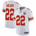Kansas City Chiefs #22 Robert Golden White Vapor Untouchable Limited Player NFL Jersey
