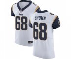 Los Angeles Rams #68 Jamon Brown White Vapor Untouchable Elite Player Football Jersey