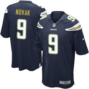 Los Angeles Chargers #9 Nick Novak Game Navy Blue Team Color NFL Jersey