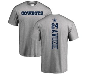 Dallas Cowboys #24 Chidobe Awuzie Ash Backer T-Shirt