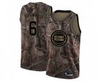 Detroit Pistons #6 Bruce Brown Jr. Swingman Camo Realtree Collection NBA Jersey